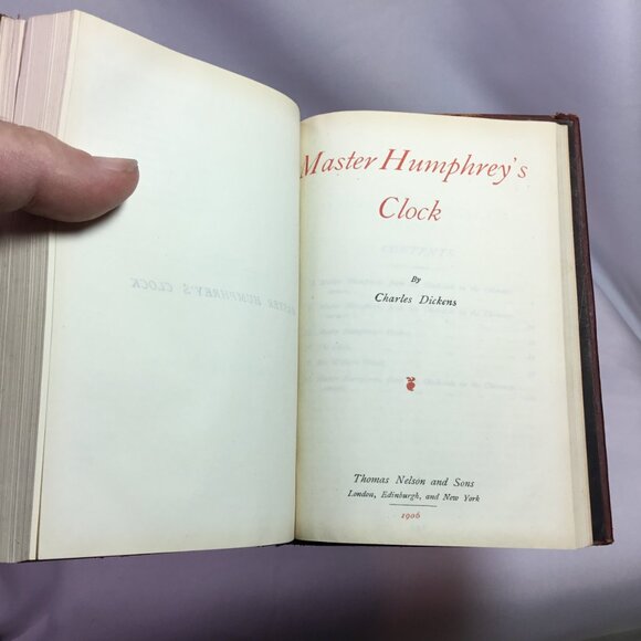 Antique Christmas Stories by Charles Dickens-Thomas Nelson & Sons 1904 Vol. XIII - Picture 11 of 13